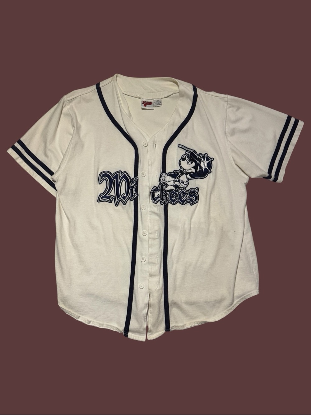 Vintage 90’s Mickey Mouse Mickees Baseball Jersey